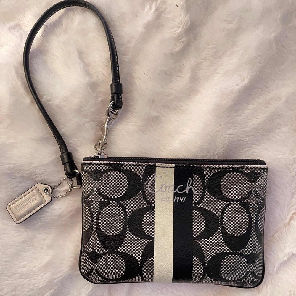 Coach Signature Wristlet